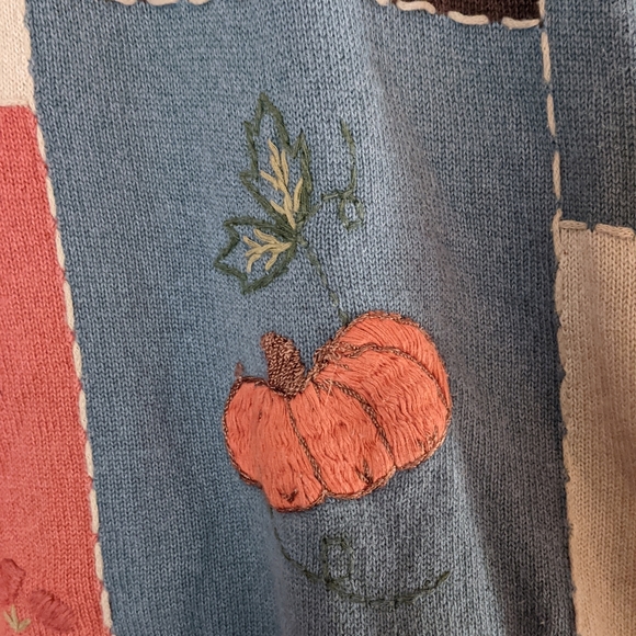 Vintage Alfred Dunner Autumnal Sweater - Picture 5 of 9